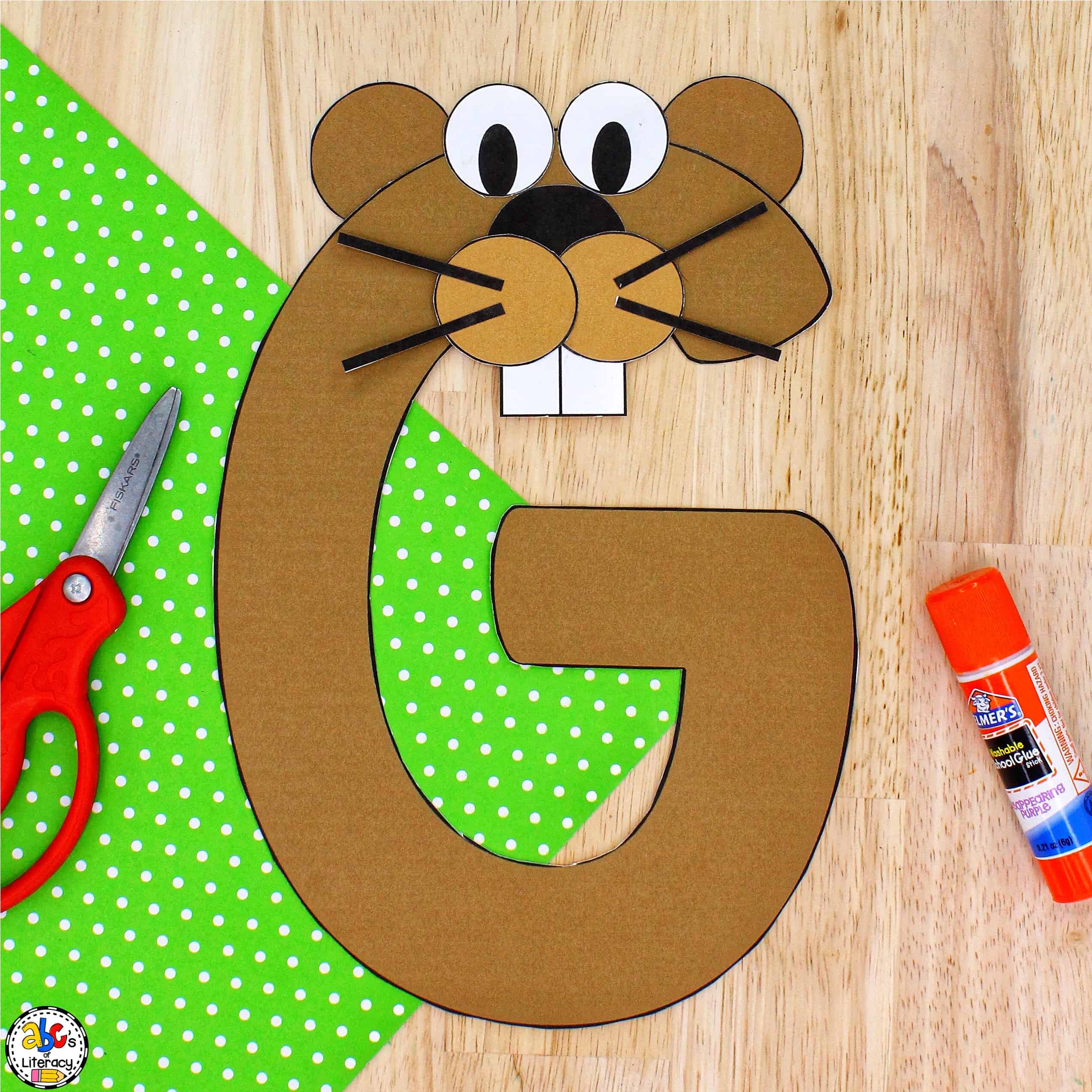letter g groundhog craft